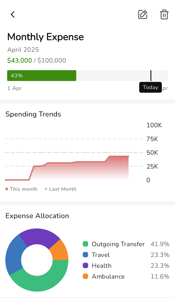 Set Budgets